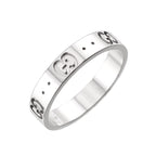 Gucci Icon Ring 18k White Gold 750