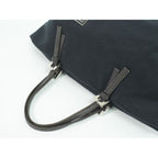 Fendi Zucca Logo Tote Cashmere Wool Black — view 4