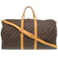 Louis Vuitton Keepall Bandouliere 55 Monogram Boston Bag
