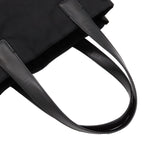 Chanel Tote Bag Black Gold Nylon New Travel Line PM — view 4