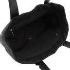 Chanel Tote Bag Black Gold Nylon New Travel Line PM — view 5