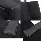 Chanel Tote Bag Black Gold Nylon New Travel Line PM — view 7