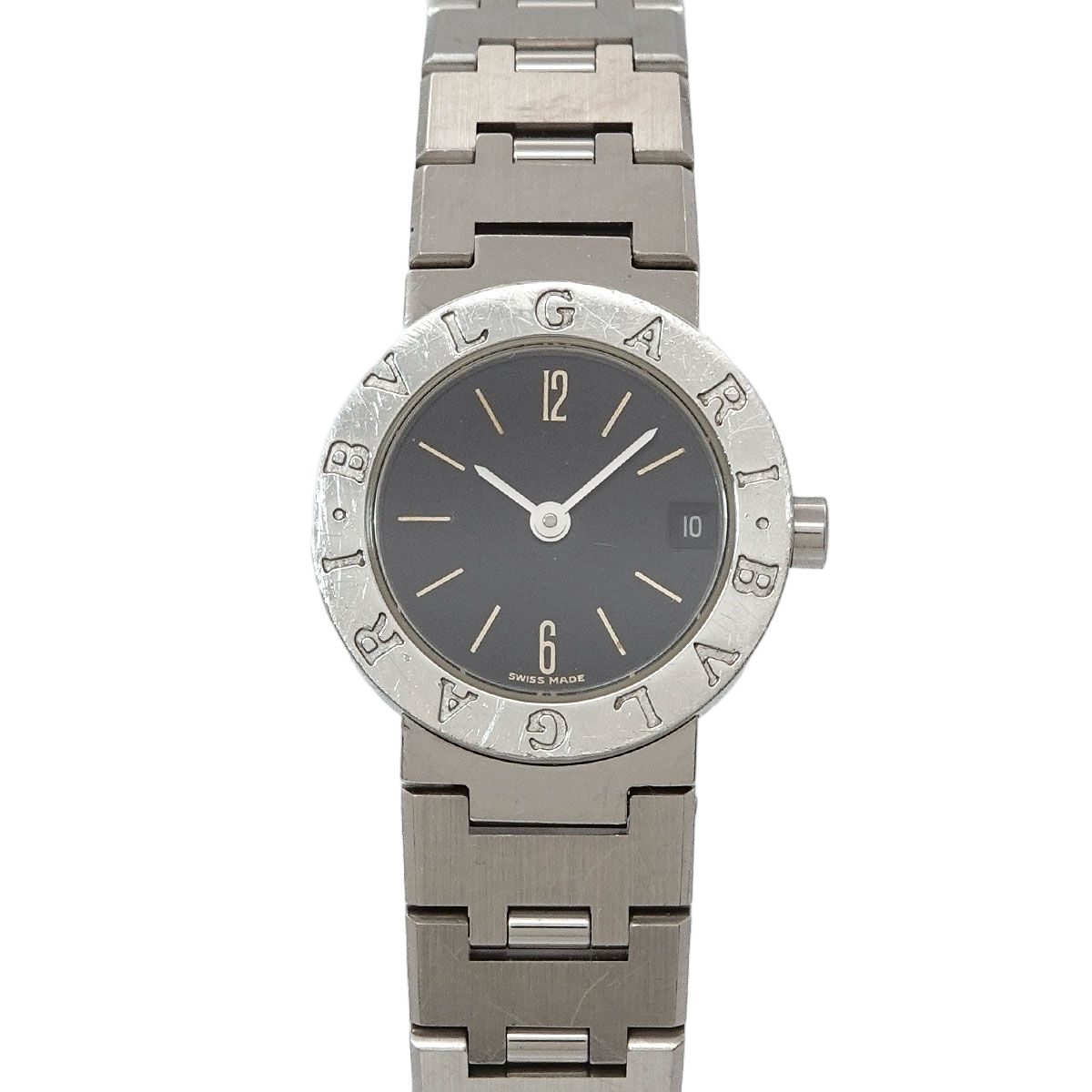 Bvlgari Watch Date Black Quartz