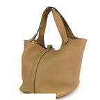 Hermes Picotin Lock MM Trench Silver Taurillon Handbag — view 2