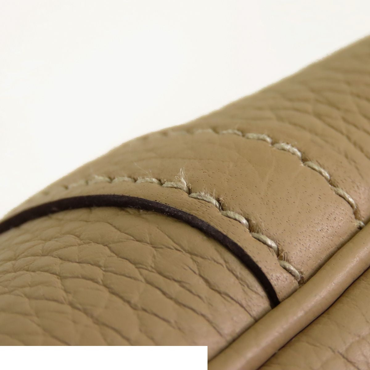 Hermes Picotin Lock MM Trench Silver Taurillon Handbag — view 6