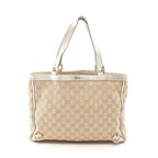 Gucci Tote Abbey GG Canvas Beige Champagne