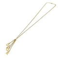 Christian Dior GP Logo Necklace Gold