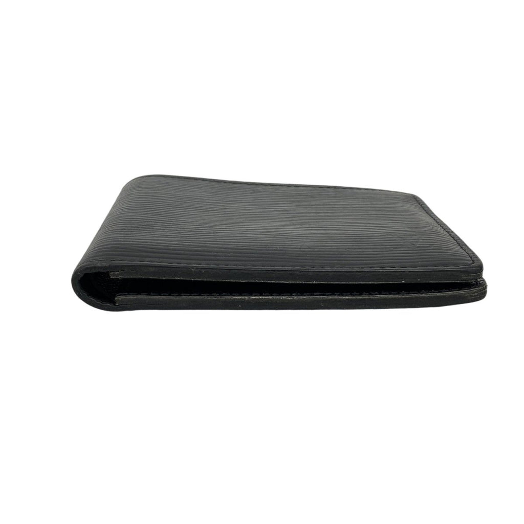 Louis Vuitton Billfold Epi Portefeuille Calf Noir Wallet — view 2