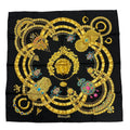 Hermes Scarf Carre 90 Silk Kosmia Space Black