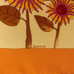 Hermes Scarf 100% Silk Tourne Sols Sunflower Orange — view 9