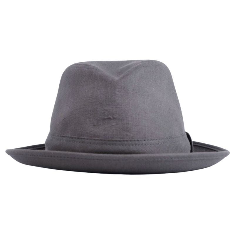Hermes Hat Linen French 57 Gray — view 2
