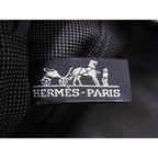 Hermes Tote Her Line MM Gray Silver Hardware Canvas — view 2