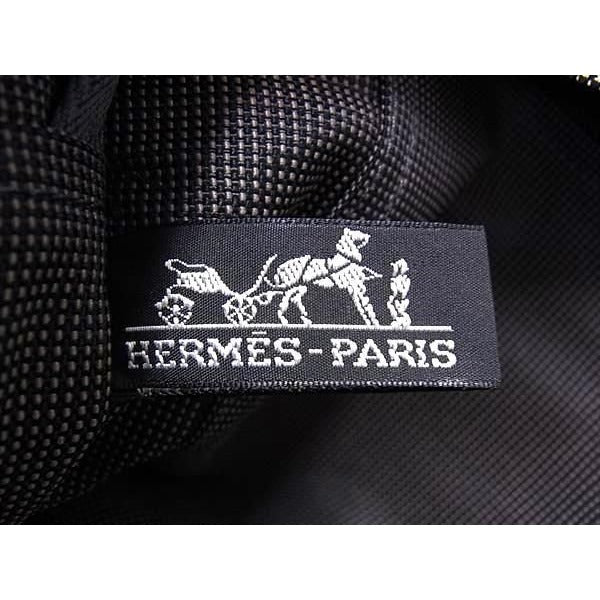 Hermes Tote Her Line MM Gray Silver Hardware Canvas — view 2