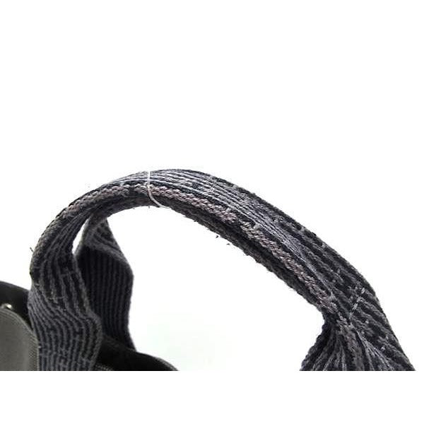 Hermes Tote Her Line MM Gray Silver Hardware Canvas — view 3