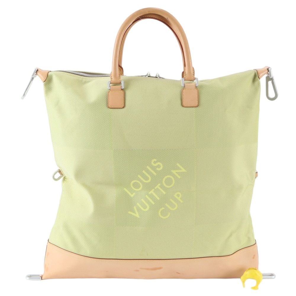 Louis Vuitton Damier Jean LV Cup American Cube Leather Tote
