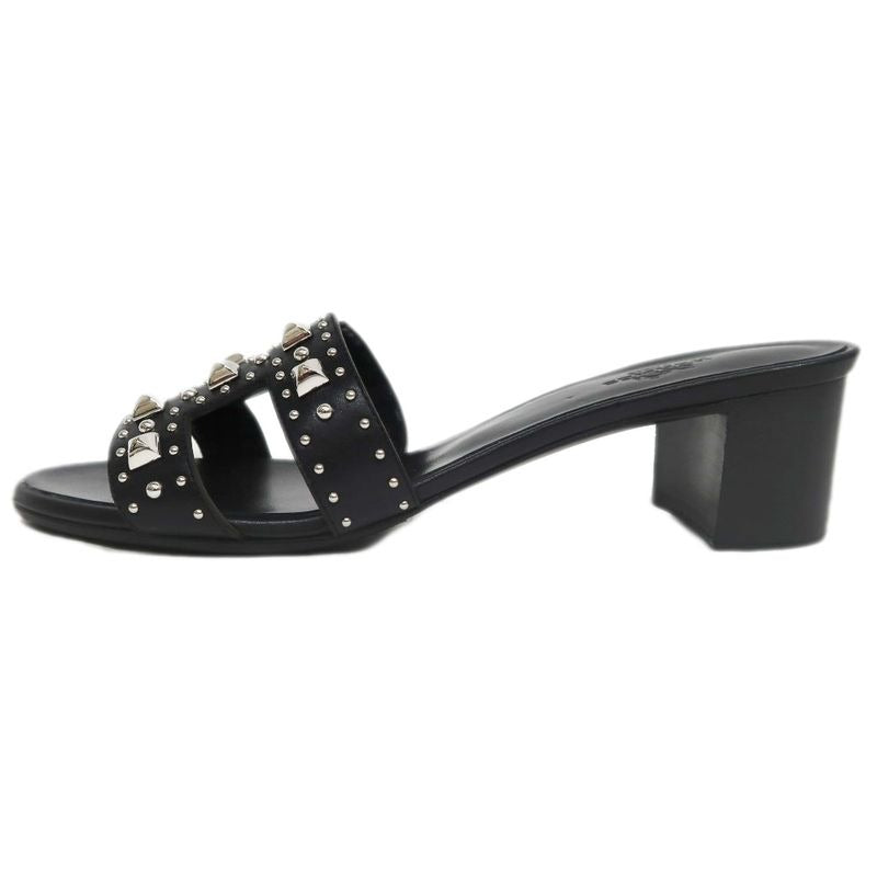 Hermes Oasis Studded Sandals Size 36 Black Apparel Shoes