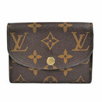Louis Vuitton Porte Monnaie Rosalie Fuchsia Bifold Wallet Coin Case