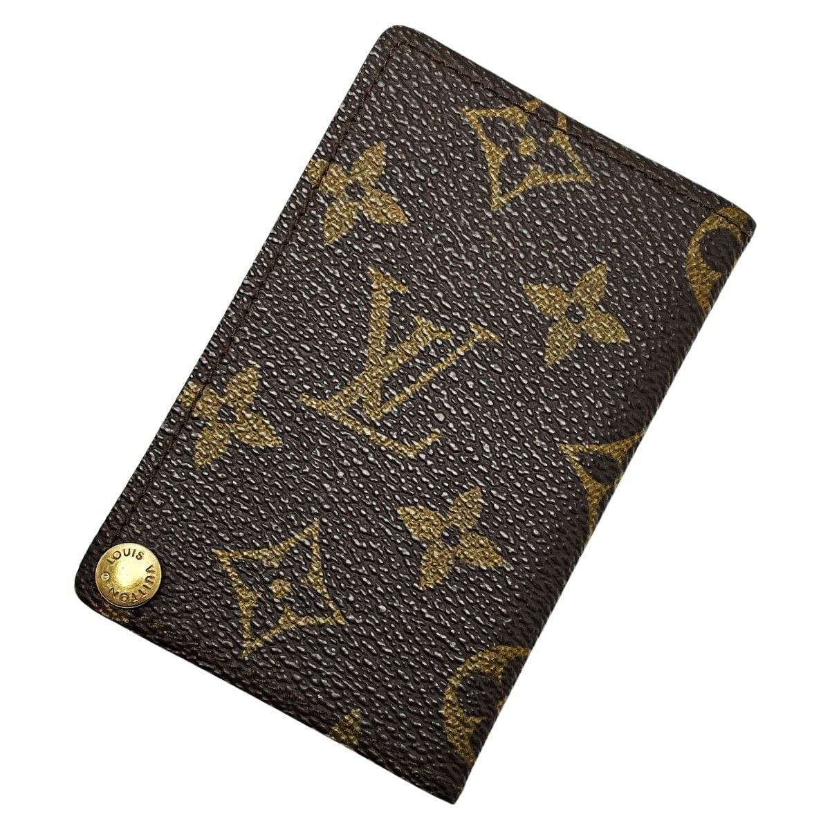 Louis Vuitton Monogram Card Holder Credit Press Ion Brown Case — view 2