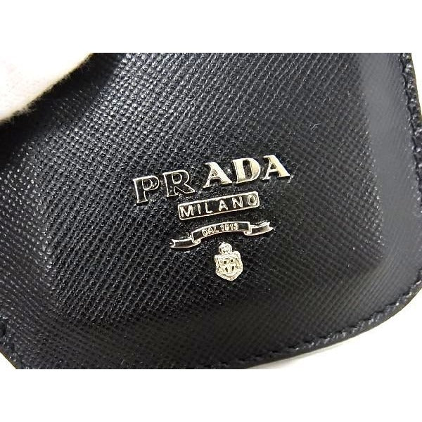 Prada 1 N1552 Saffiano Leather Ipod Case Ipodcabas Women Men Black At0603 — view 4