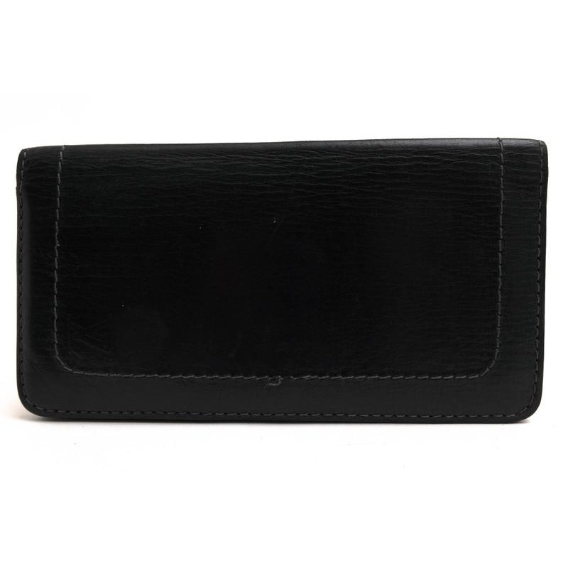 Louis Vuitton Long Wallet Men Leather Black Utah Porto Valur — view 2