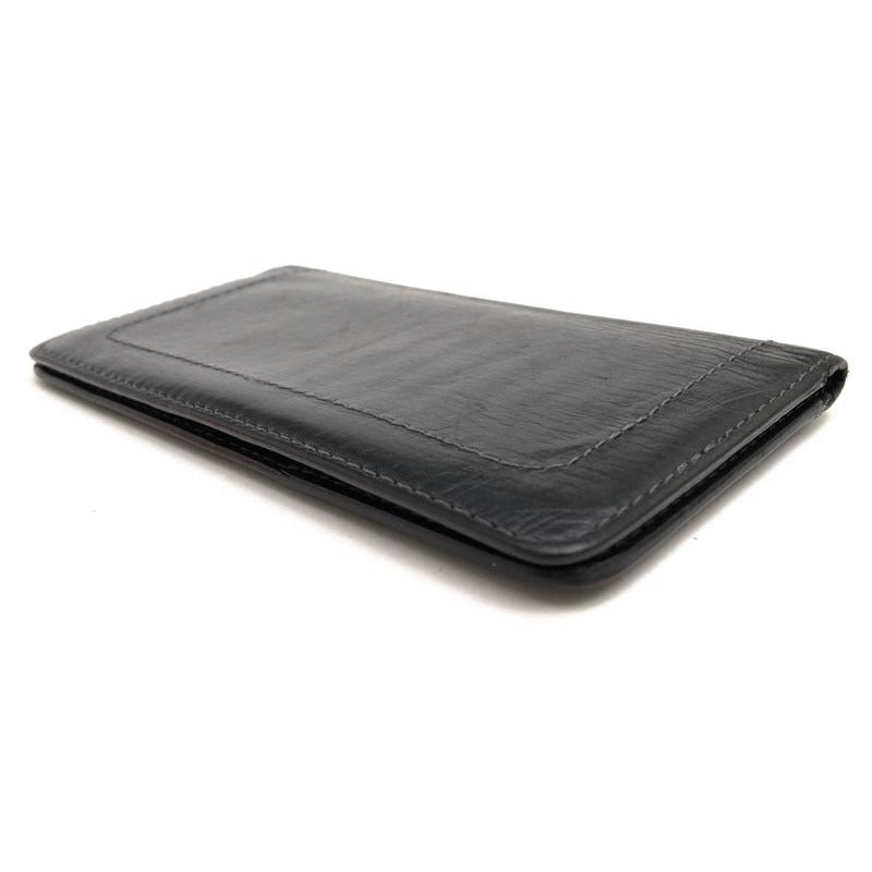 Louis Vuitton Long Wallet Men Leather Black Utah Porto Valur — view 3