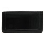 Louis Vuitton Long Wallet Men Leather Black Utah Porto Valur