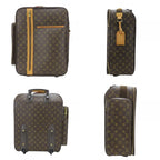 Louis Vuitton Travel Bag Trolley Bosford 50 Monogram Leather Brown Trunk