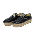 Prada Platform Espadrilles Black Shoes