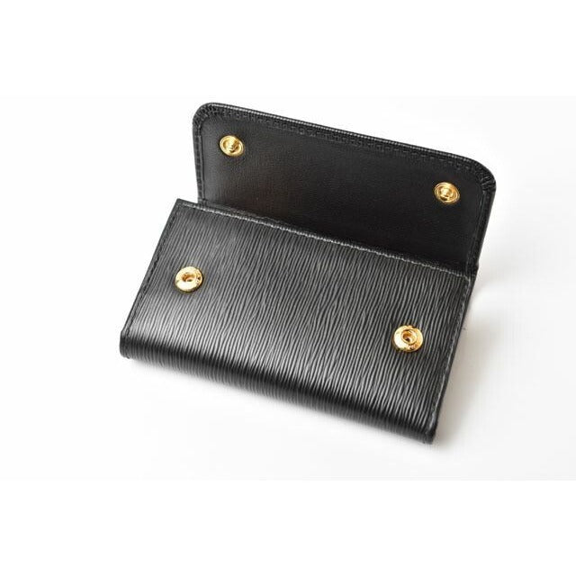 Prada Key Case Holder 6 Rings 1 Pg222 Vitello MOVE Shape Push Leather — view 7