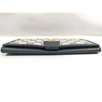 Gucci Wallet GG Supreme Interlocking 035 381 Beige Navy Leather — view 6