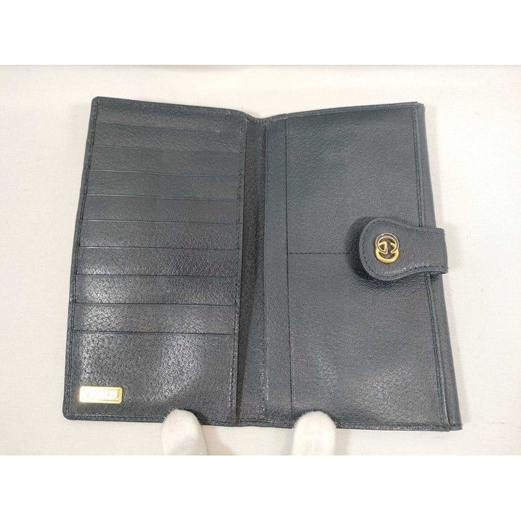 Gucci Wallet GG Supreme Interlocking 035 381 Beige Navy Leather — view 8