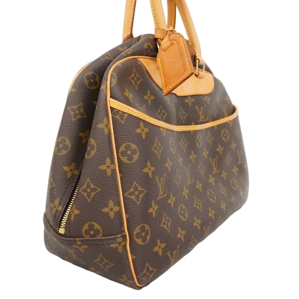 Louis Vuitton Handbag Monogram Deauville Brown — view 2
