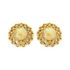Chanel Vintage Earrings Gold