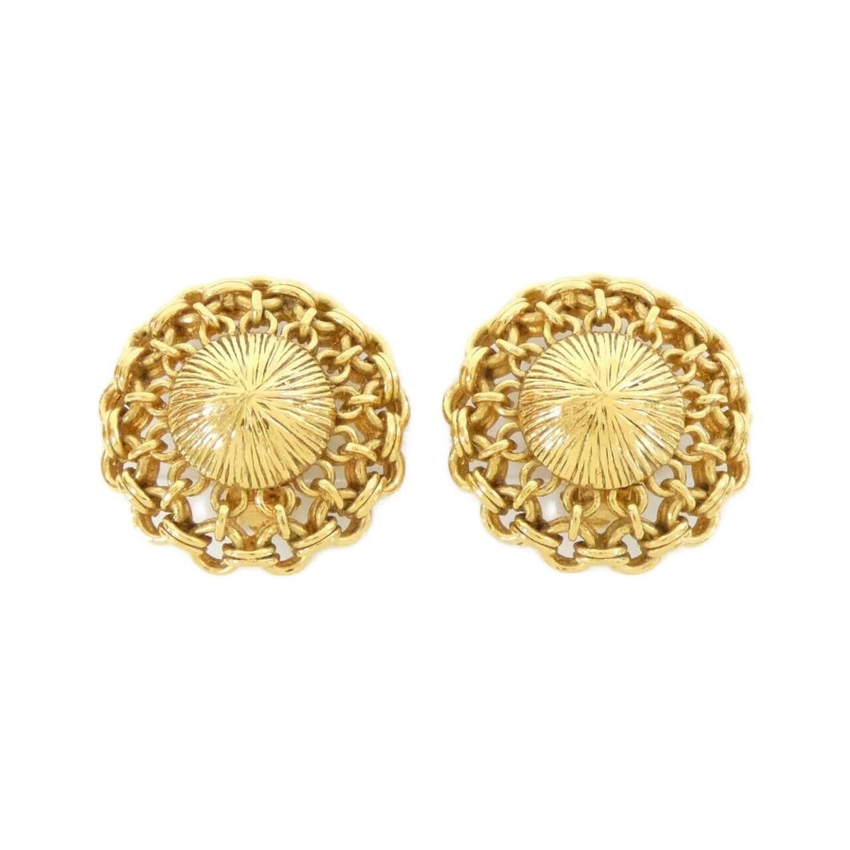 Chanel Vintage Earrings Gold