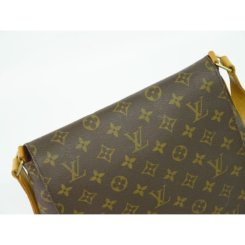 Louis Vuitton Musette Monogram Shoulder Bag Pochette Brown — view 5