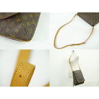 Louis Vuitton Musette Monogram Shoulder Bag Pochette Brown — view 6