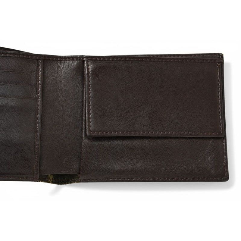 Fendi Wallet Bifold Zipper Style Fold Zucca Pattern Brown — view 6
