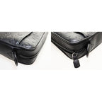 Louis Vuitton Trio Messenger Monogram Shadow Shoulder Bag Noir Black — view 3
