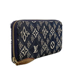 Louis Vuitton Wallet Monogram Jacquard Zippy Blue — view 2