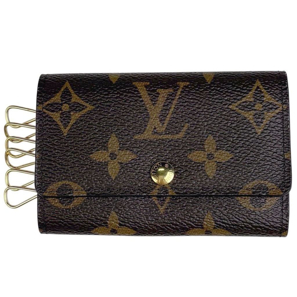 Louis Vuitton Multicles 6 Key Holder Key Hook Key Case Monogram Brown