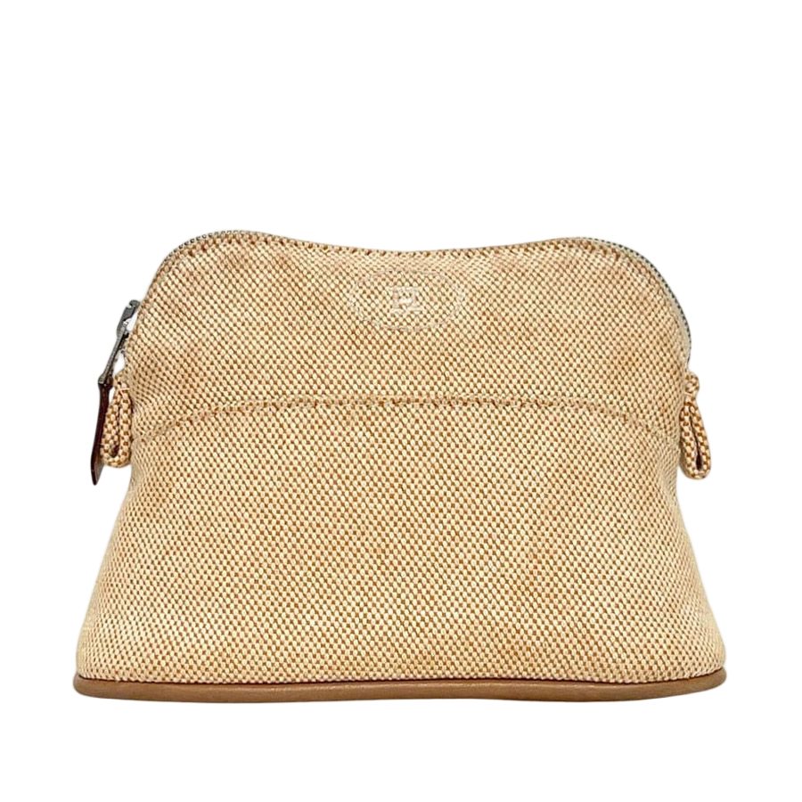 Hermes Pouch Bolide 16 Mini Beige Case Toile