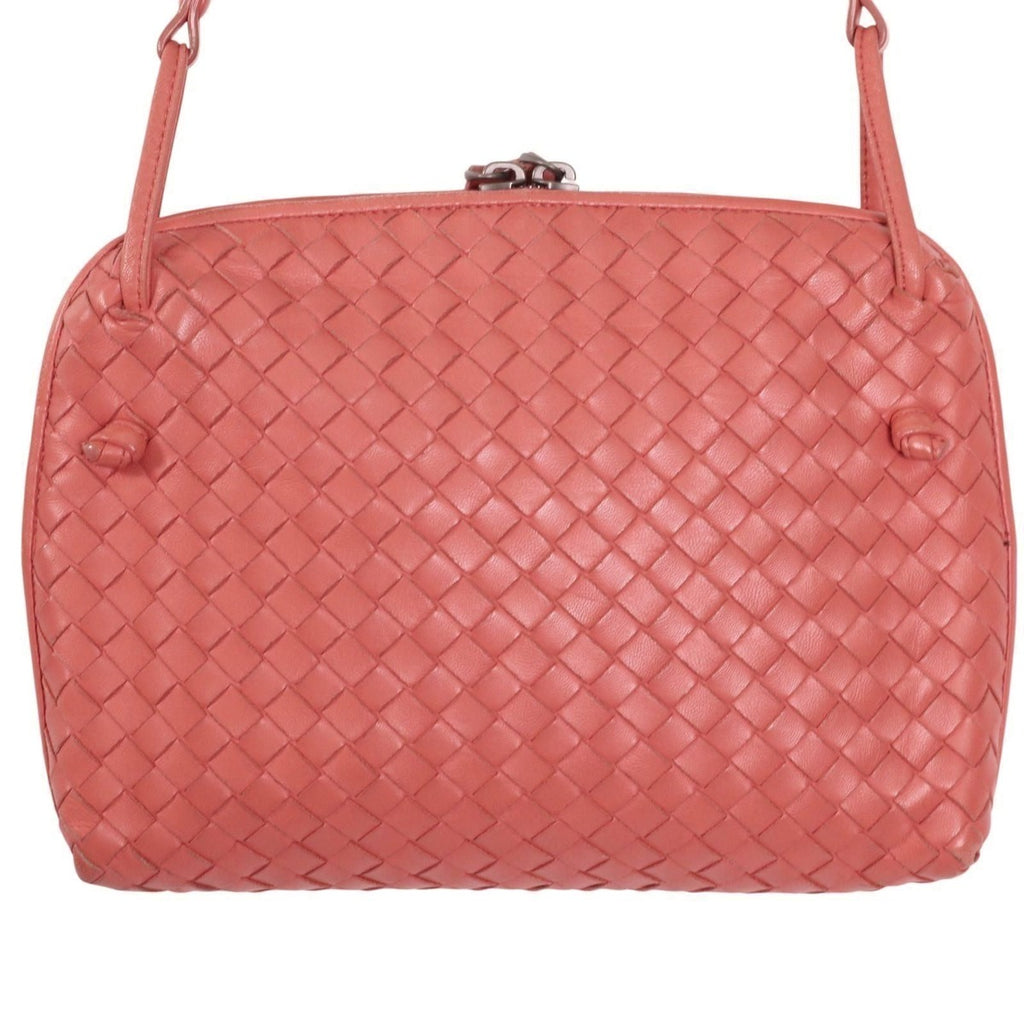Bottega Veneta Intrecciato Mesh Leather Shoulder Bag