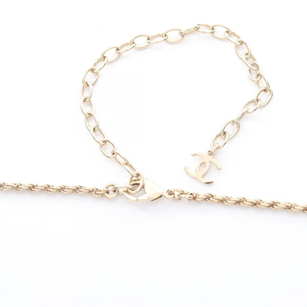 Chanel Necklace CC Logo Pink Choker — view 4
