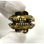 Gucci Flower Cocktail Ring S White Stones And GP — view 7