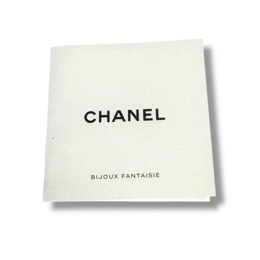 Chanel Hoop Earrings Coco Mark Logo Cc Rhinestone 2025 C25 P Gold Hardware — view 5