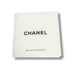 Chanel Hoop Earrings Coco Mark Logo Cc Rhinestone 2025 C25 P Gold Hardware — view 5