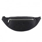 Celine Body Bag Triomphe Canvas Black Silver Har