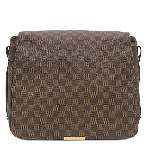 Louis Vuitton Shoulder Bag Bastille Damier Canvas Ebene Gold Brown