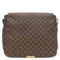 Louis Vuitton Shoulder Bag Bastille Damier Canvas Ebene Gold Brown