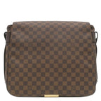 Louis Vuitton Shoulder Bag Bastille Damier Canvas Ebene Gold Brown